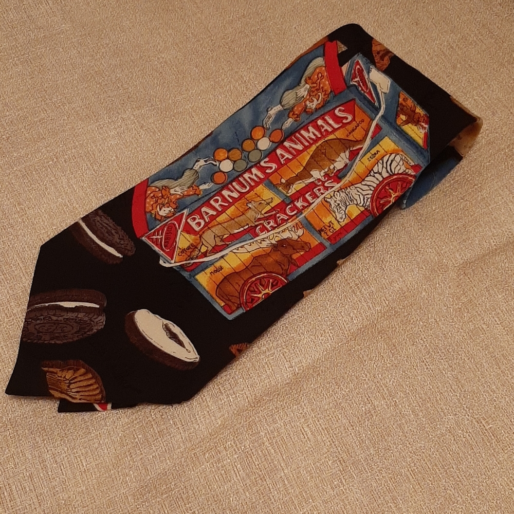 Nicole Miller 1993 Vintage Nabisco Novelty Tie